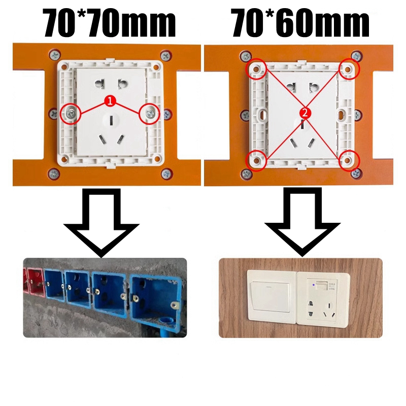 Woodworking Templates - 86-Type Electrical Box Hole Opening Template