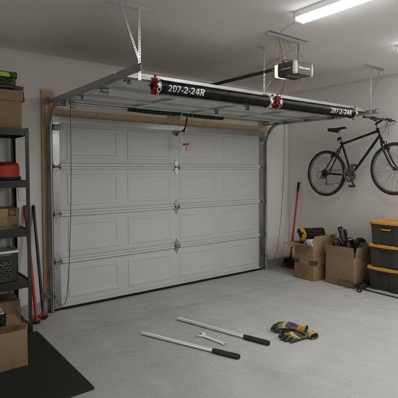 Woodworking Garage - Garage Door Lift Springs Pair 0.207