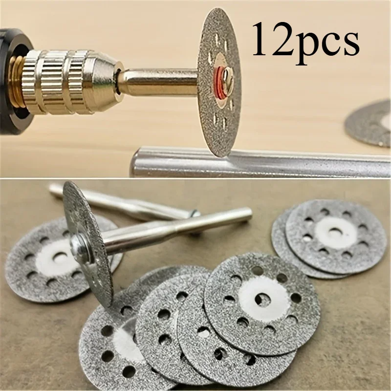 Band Saw Blade - 12Pcs Diamond Cutting Wheel Set Mini