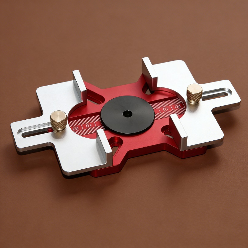 Woodworking Templates - Drawer Handle Punching Template Woodworking 2-in-1