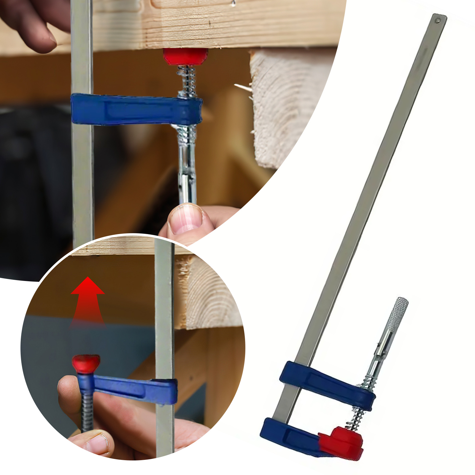 4pcs Wood Gluing Pipe Clamps s - огляд і ціна Woodworking Quick Clamps