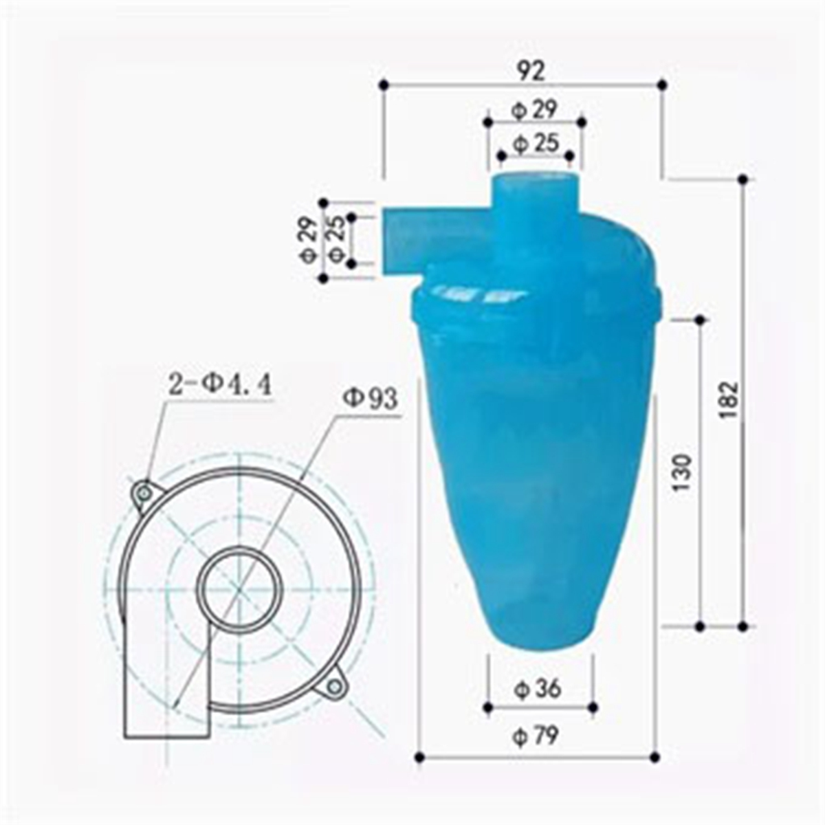 Dust Collector Cyclone Mini Sm - огляд і ціна Woodworking Vacuum System