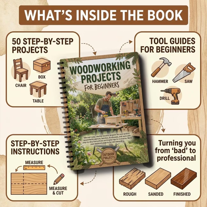 Woodworking Projects for Begin - огляд і ціна Woodworking Ideas For Beginners