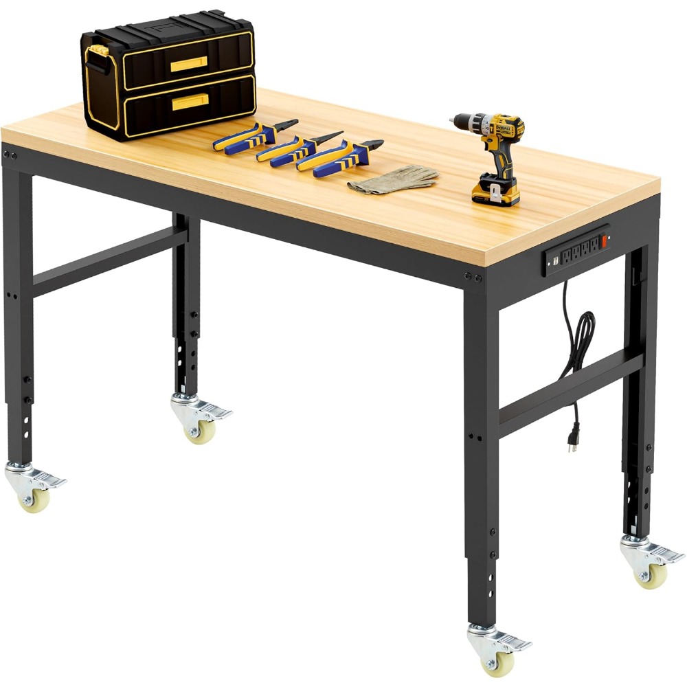 Adjustable Workbench, Heavy Du - огляд і ціна Woodworking Garage