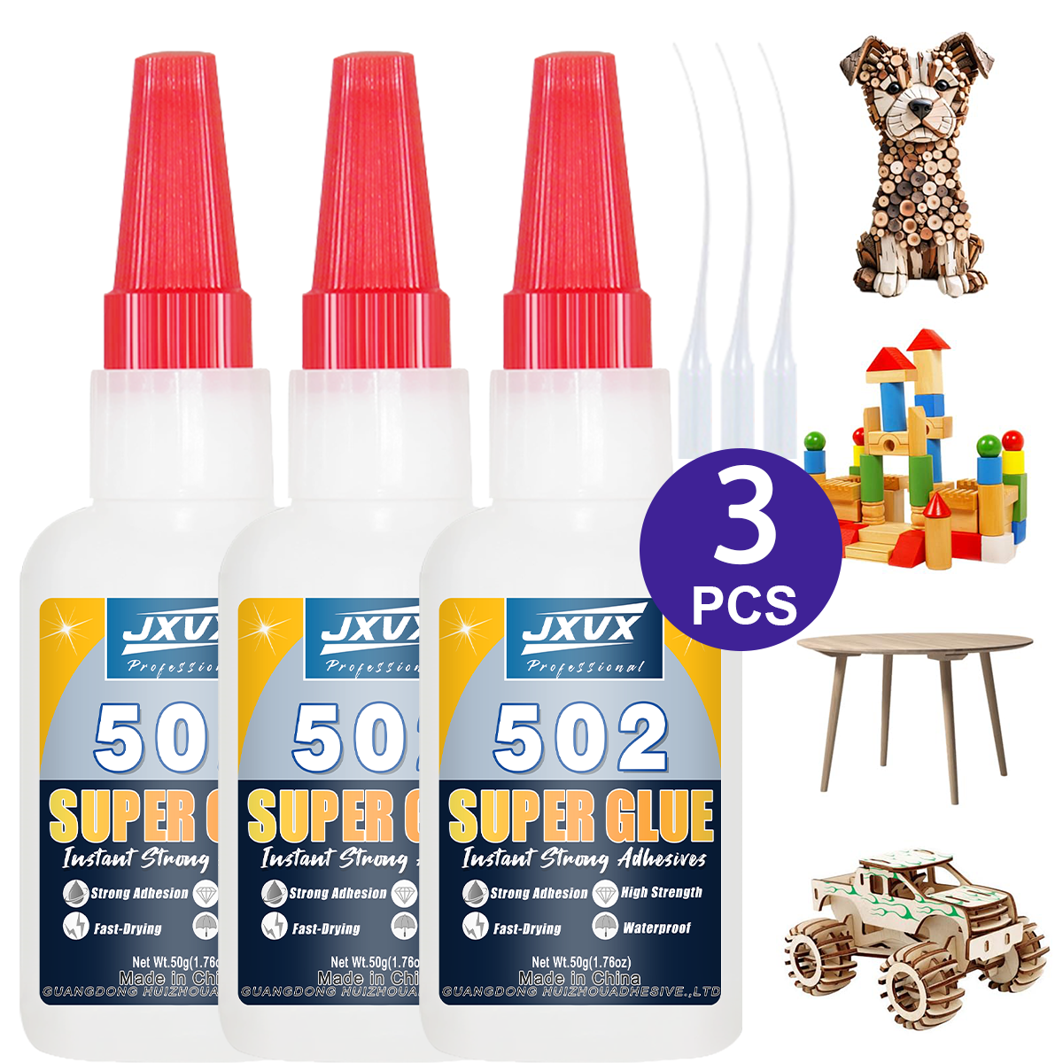 1-3pcs 50g High quality 502Sup - огляд і ціна Woodworking Glue Applicator