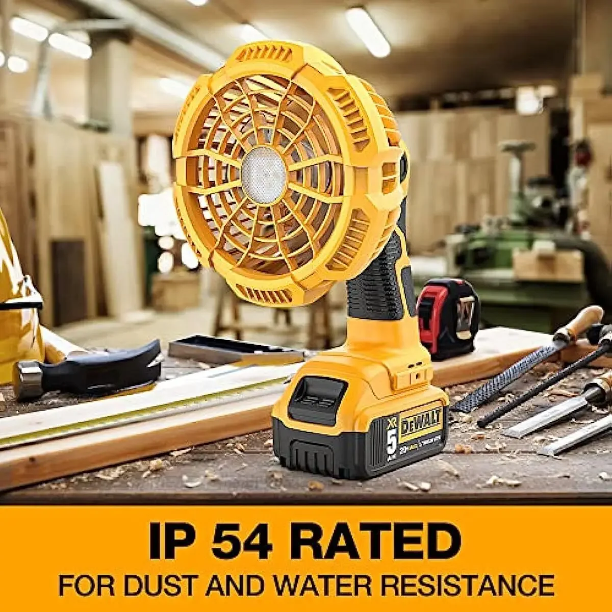Jobsite Fan Portable Fan for D - огляд і ціна Woodworking Garage