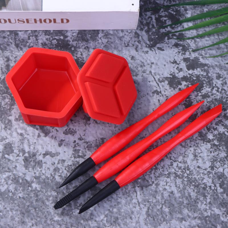 Silicone Glue Brush Kit 3pcs/4 - огляд і ціна Woodworking Glue Applicator
