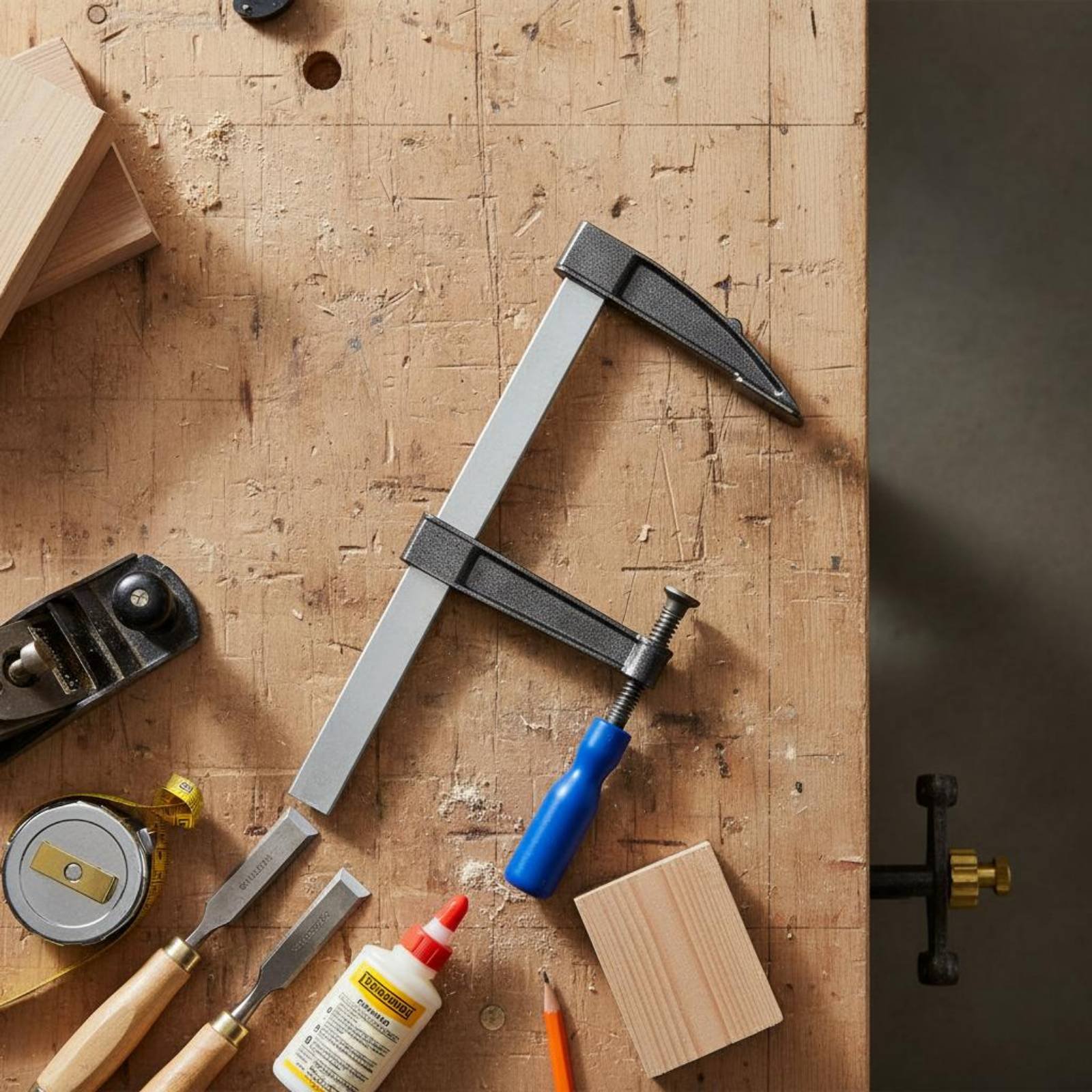F-Clamp Effortless Adjustment  - огляд і ціна Woodworking Garage