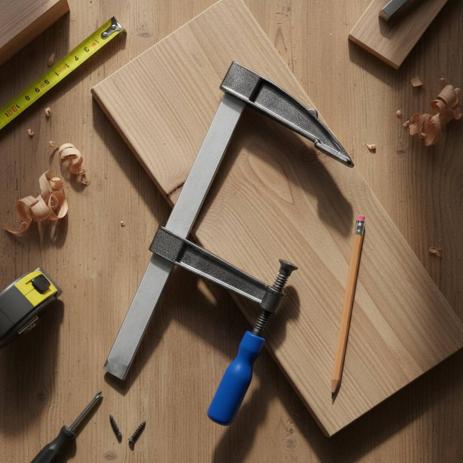 F-Clamp Effortless Adjustment  - огляд і ціна Woodworking Garage