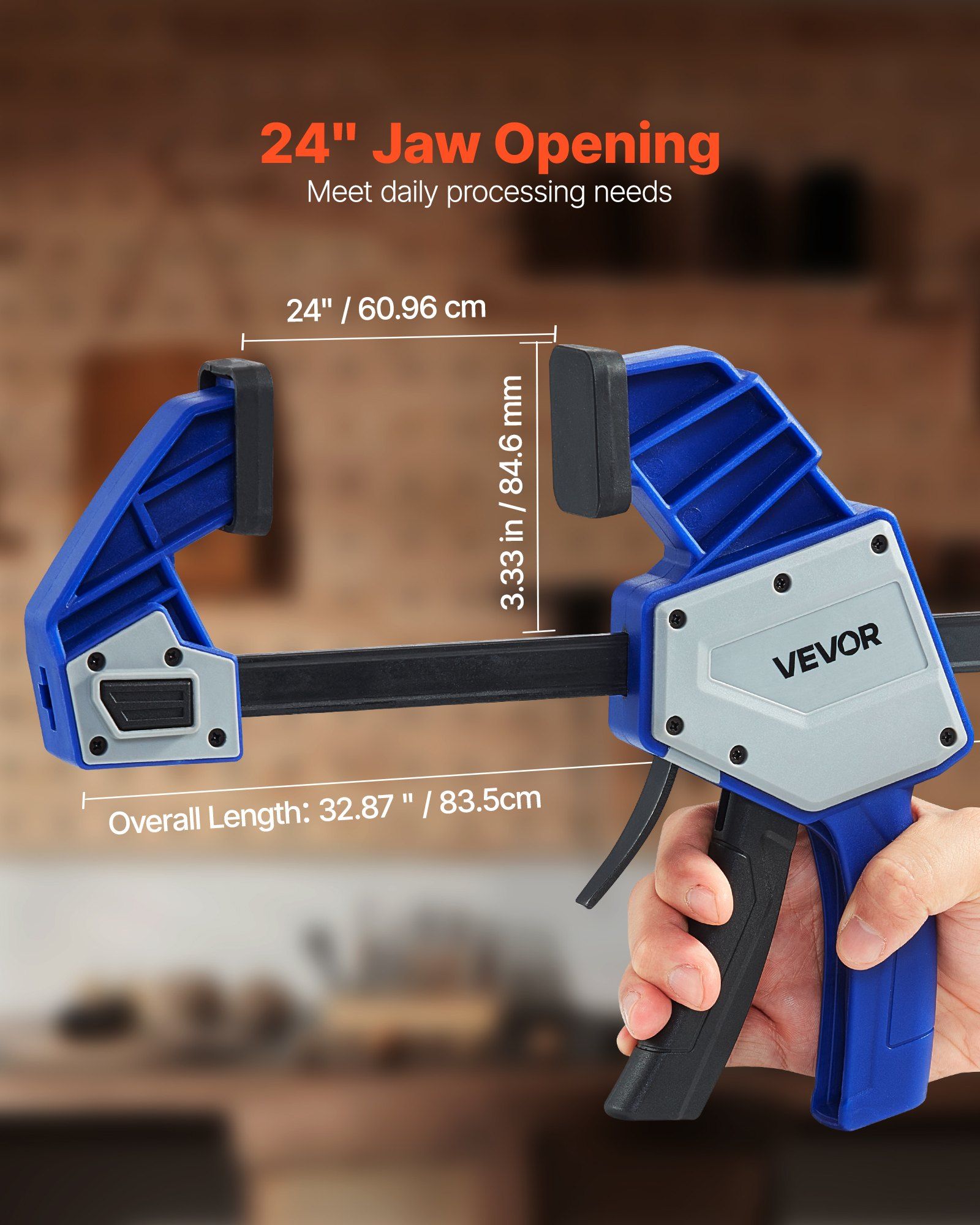 24 inch Bar Clamps 2-Pack One- - огляд і ціна Woodworking Quick Clamps