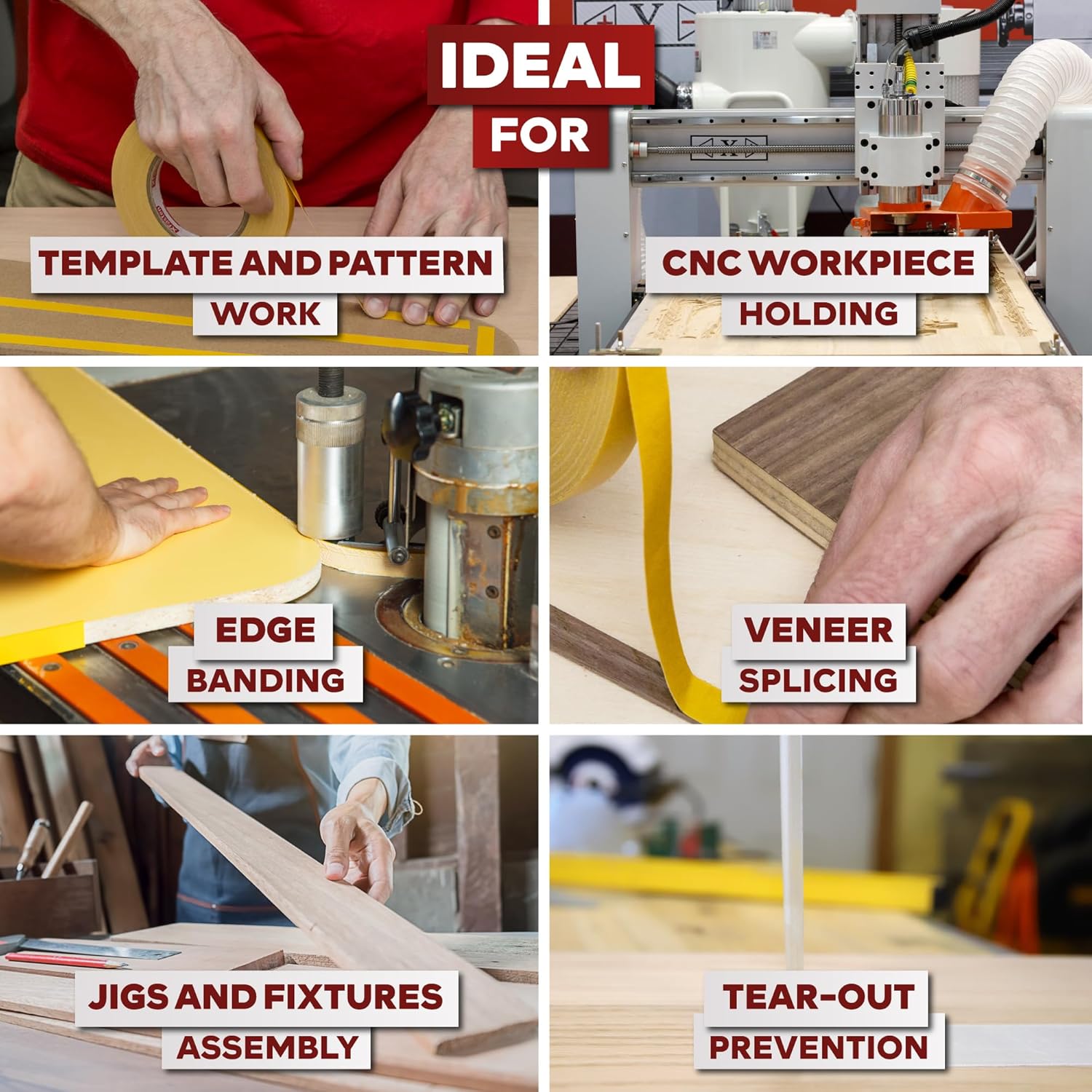Double Sided Woodworking Tape  - огляд і ціна Woodworking Templates