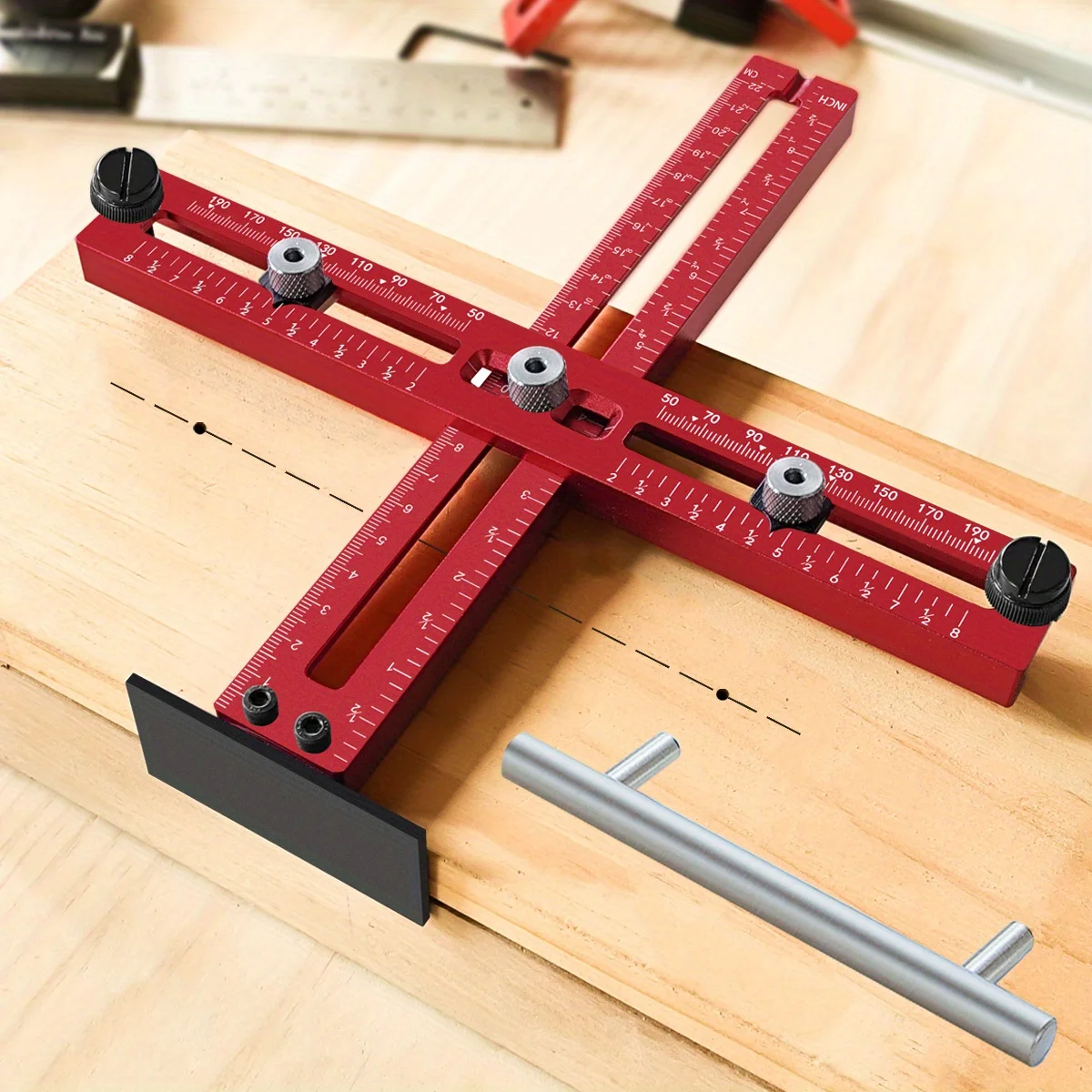 Aluminum Cabinet Handle Jig Ad - огляд і ціна Woodworking Templates
