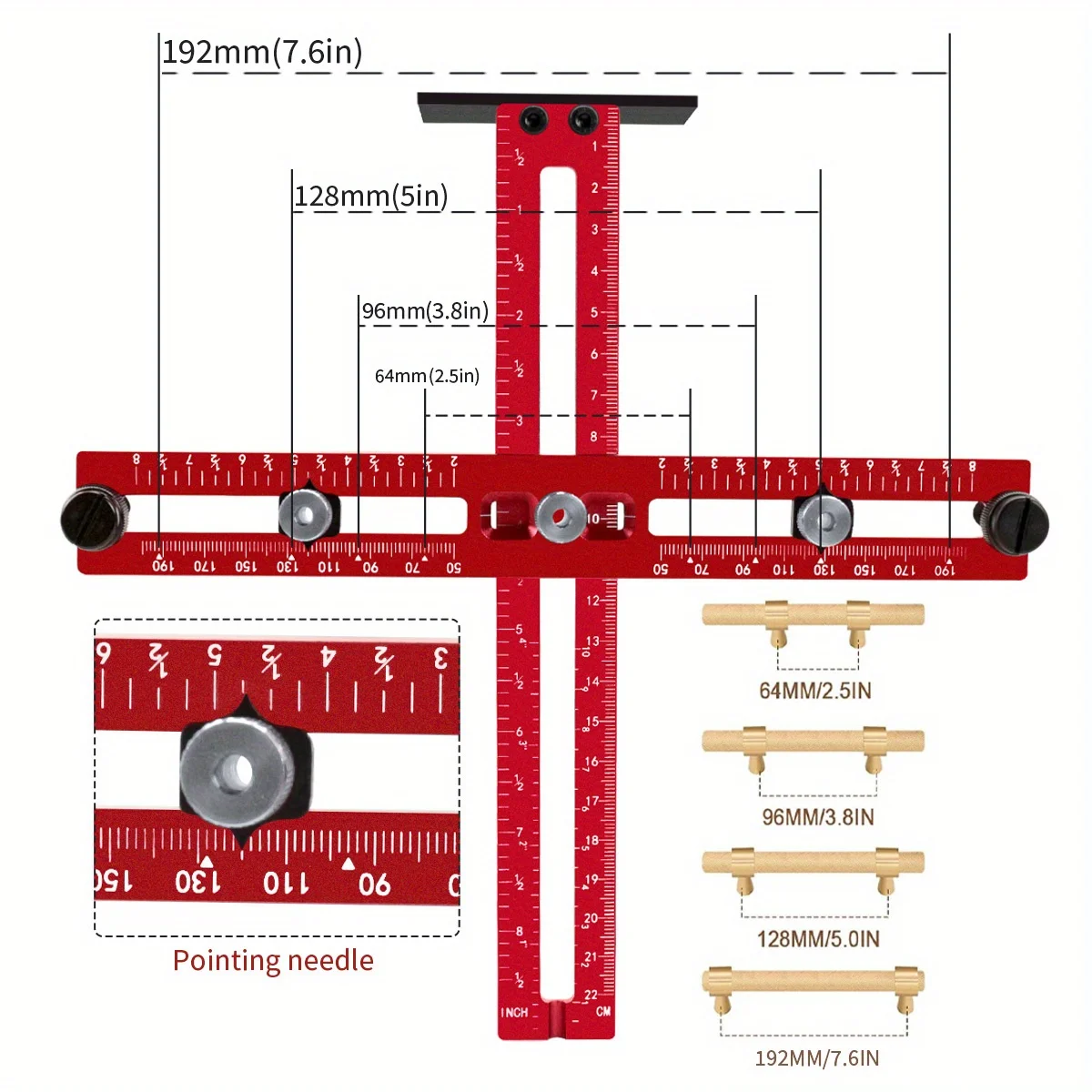 Aluminum Cabinet Handle Jig Ad - огляд і ціна Woodworking Templates