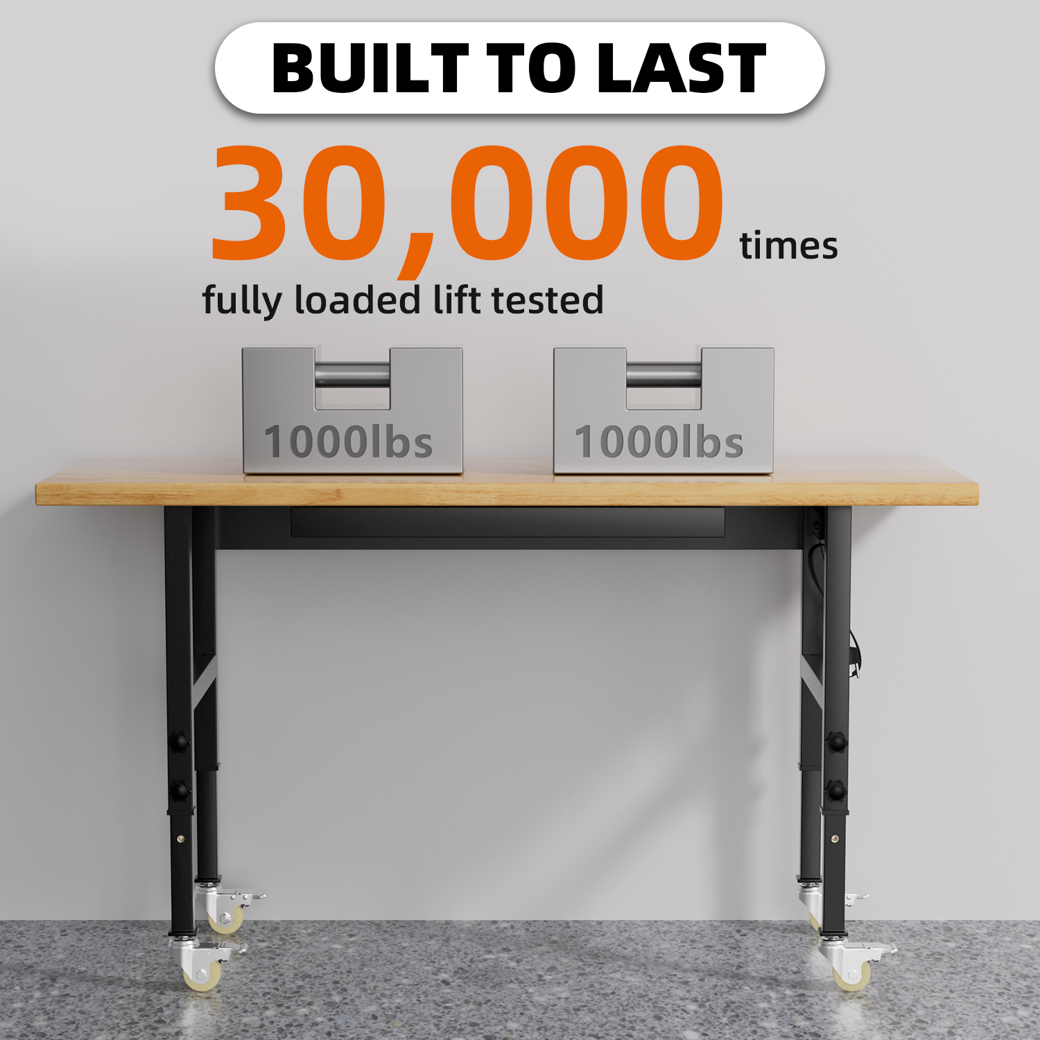 Adjustable Height Workbench He - огляд і ціна Woodworking Garage