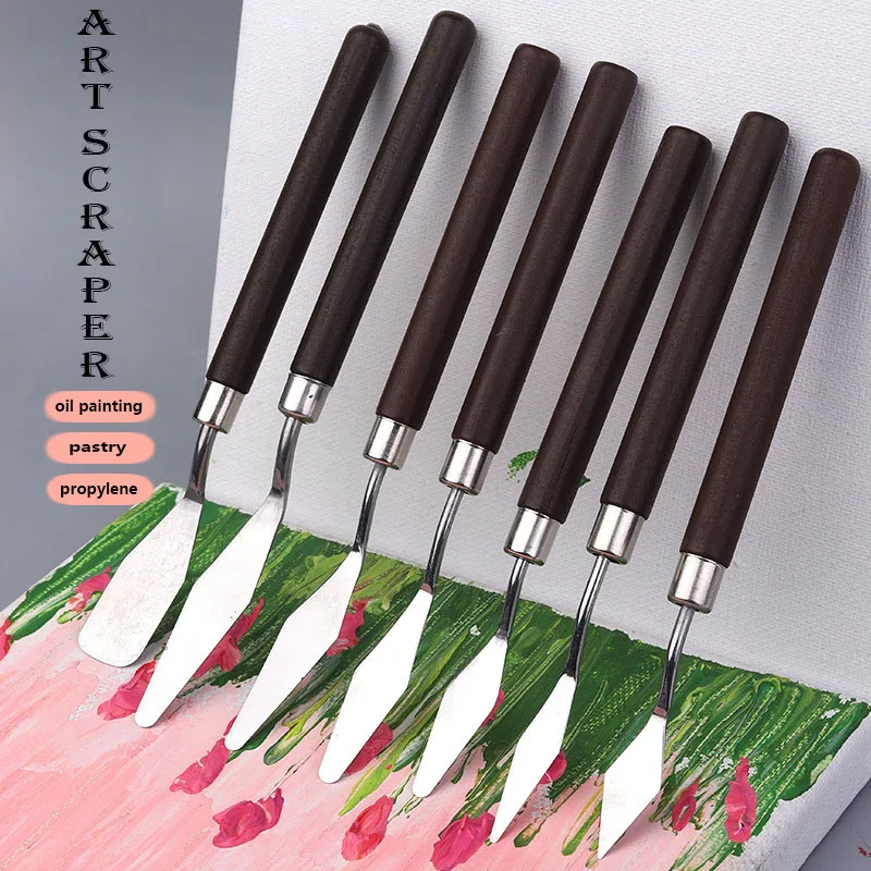 Stainless Steel Artist Spatula - огляд і ціна Drawknife Blade