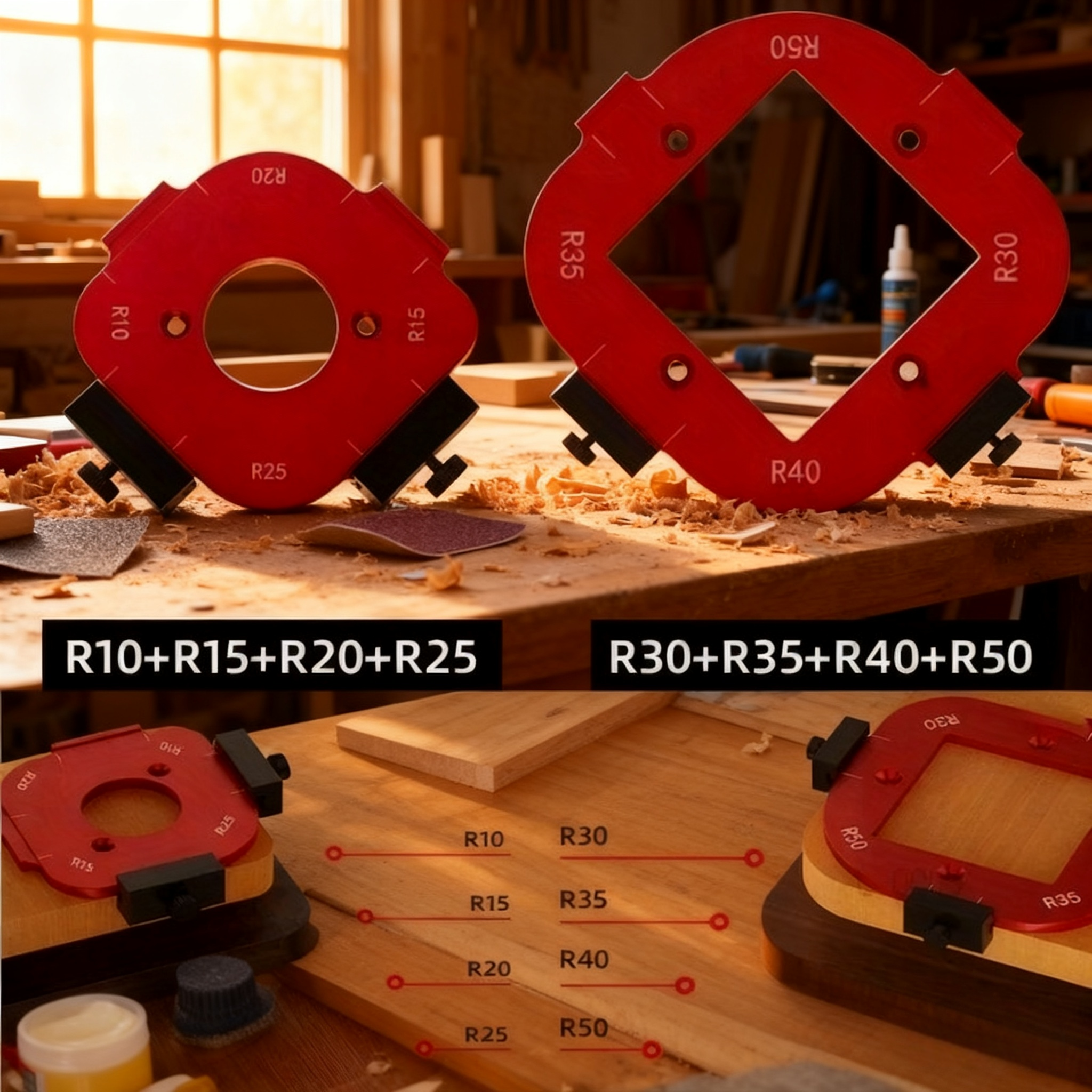 2pcs Woodworking Router Corner - огляд і ціна Woodworking Templates