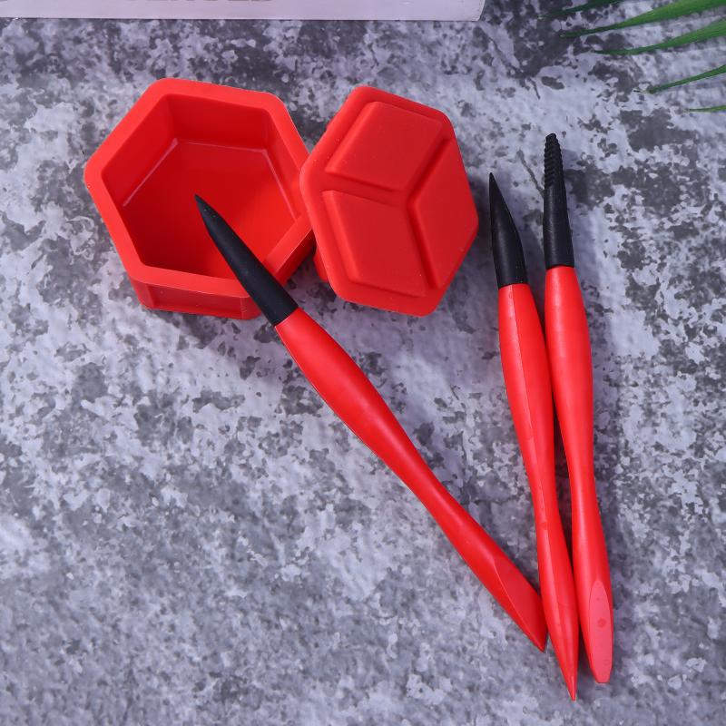 1Set Silicone Glue Brush Kit W - огляд і ціна Woodworking Glue Applicator